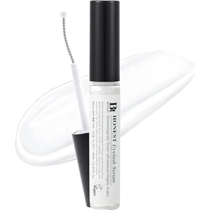Benton HONEST Wimpernserum, koreanisches Wimpern- & Augenbrauenwachstumsserum mit Hyaluronsäure und Peptiden, 10 ml – Bild 1
