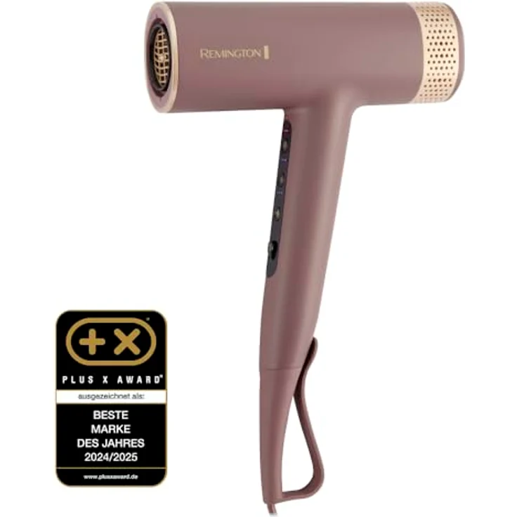 Remington AIRvive™ Haartrockner EC8930, leiser Digitalmotor, 2 Aufsätze, Ionic Air & Anti-Frizz Technologie, 12 Heiz- und Geschwindigkeitsstufen, leicht & kompakt – Bild 2