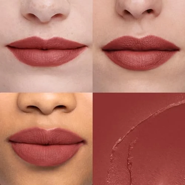 Bourjois, Rouge Velvet The Lipstick Lippenstift, 50 Rouge Tatin, 2,4 g - 24 Stunden lebendige Farbe, samtiger Effekt – Bild 4