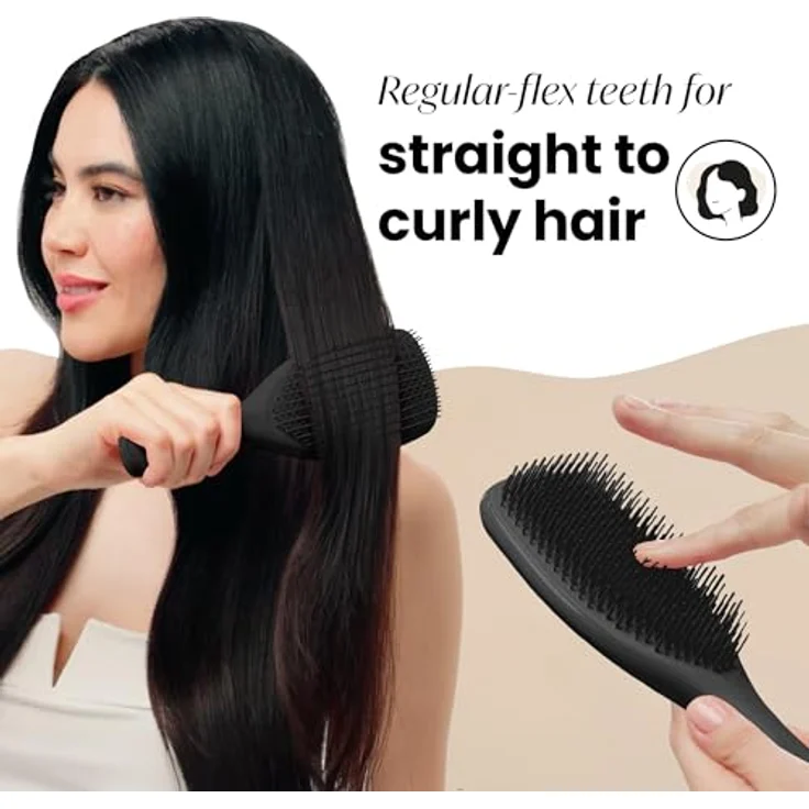 Tangle Teezer Bürste The Wet DetanglerLarge Bürste Wet Detangling Brush schwarz – Bild 3