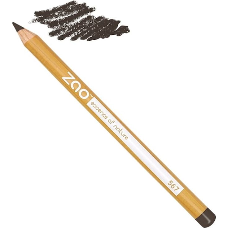 Zao Multifunction Bamboo Pencil, Augenbrauenfarbe mit pflegenden Ölen, 1,14 ml, vegan und nachhaltig