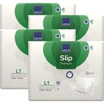 ABENA Slip Premium All-in-One Inkontinenzeinlagen für Damen und Herren, umweltfreundliche Inkontinenzeinlagen für Damen und Herren, Größe L 1, Taillenumfang 100–150 cm, Saugfähigkeit 2500 ml, 4 Stück