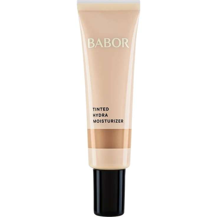 BABOR Tinted Hydra Moisturizer Foundation, leichte Tagespflege mit feuchtigkeitsspendender Wirkung, 30 ml, Farbe ALMOND