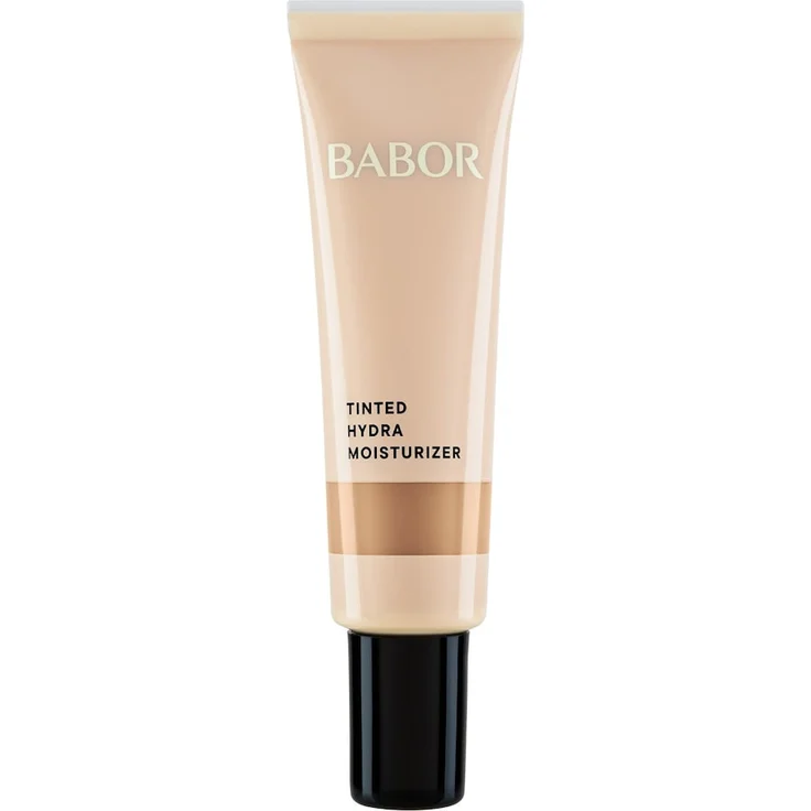 BABOR Tinted Hydra Moisturizer Foundation, leichte Tagespflege mit feuchtigkeitsspendender Wirkung, 30 ml, Farbe ALMOND