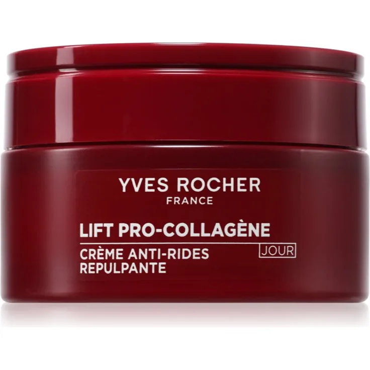 Yves Rocher LIFT PRO-COLLAGÈNE, glättende Tagescreme gegen Falten, 50 ml, mit Hyaluronsäure und Kollagen