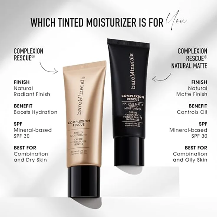 bareMinerals Complexion Rescue Tinted Moisturizer SPF 30, Getönte Tagescreme für Damen mit mattem Finish, 35 ml – Bild 8