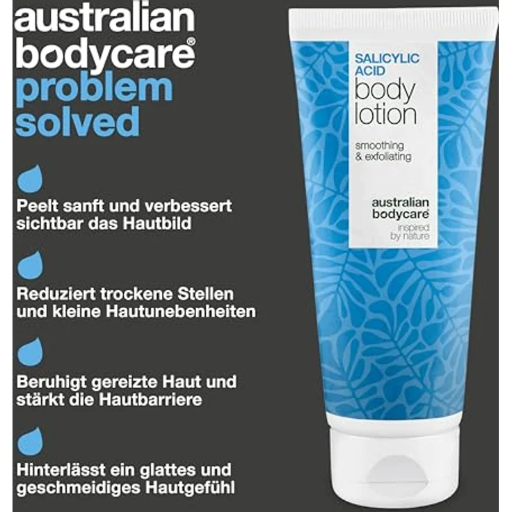 Australian Bodycare Bodylotion gegen Reibeisenhaut, glättend mit Salicylsäure, Niacinamide und Zink PCA, 250 ml – Bild 3