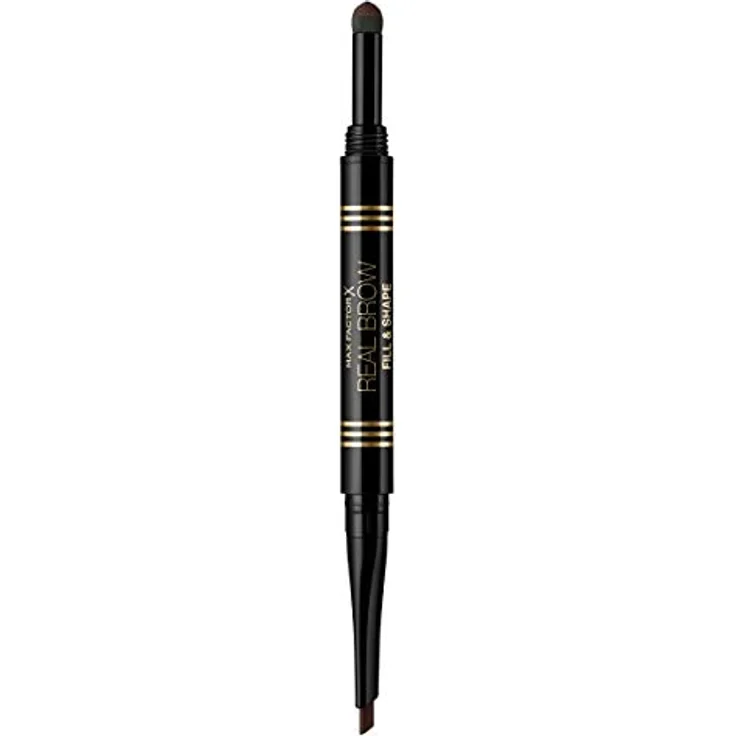 Max Factor Real Brow Fill & Shape Pencil, Farbe 04 Deep Brown, 10 g – Bild 1