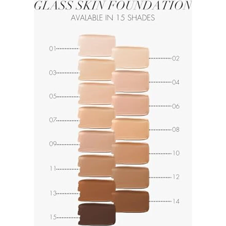 Sweed Teint Glass Skin Foundation, vegane Flüssig-Foundation mit mittlerer Deckkraft und lichtreflektierenden Pigmenten, 30 ml – Bild 4