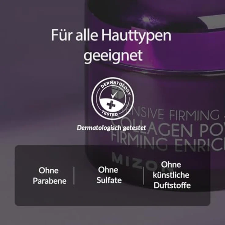 MIZON COLLAGEN POWER FIRMING ENRICHED CREAM, 50ml - Tiefenfeuchtigkeitsspendende Marine Kollagen Creme gegen Falten für glatte, jugendliche Haut – Bild 5