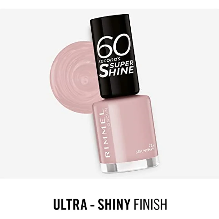 Rimmel London 60 Seconds Super-Shine Nagellack, 8 ml - Natürliche Unterstützung für Ihre Ernährung, Energiebooster im Alltag, Verantwortungsvolle Inhaltsstoffe – Bild 5