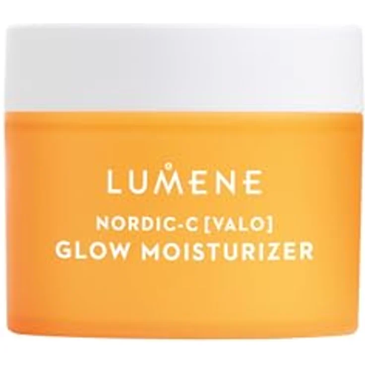 LUMENE Nordic-C [VALO] Glow Moisturizer Feuchtigkeitscreme mit Vitamin C und Hyaluronsäure, Vegan 50ml, strahlende Haut durch arktische Moltebeeren – Bild 1