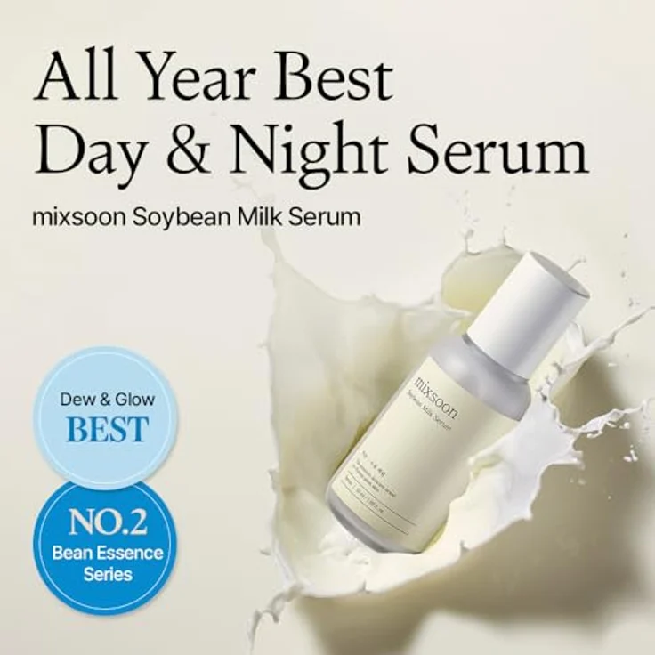 mixsoon Soybean leichtes Hautserum, Gesichtsserum für intensive Feuchtigkeitspflege und Hauterneuerung, 50 ml – Bild 2