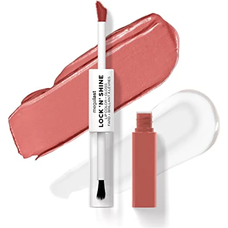 wet n wild Megalast Lock n' Shine Lip Gloss, Lippenfarbe mit starker Pigmentierung, 8 ml, verschiedene Farben erhältlich – Bild 1