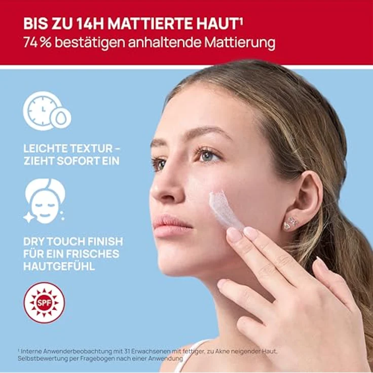 Pierre Fabre DEXECLEAR mattierendes Aquafluid SPF 50+ für unreine Haut, 40 ml Creme – Bild 3