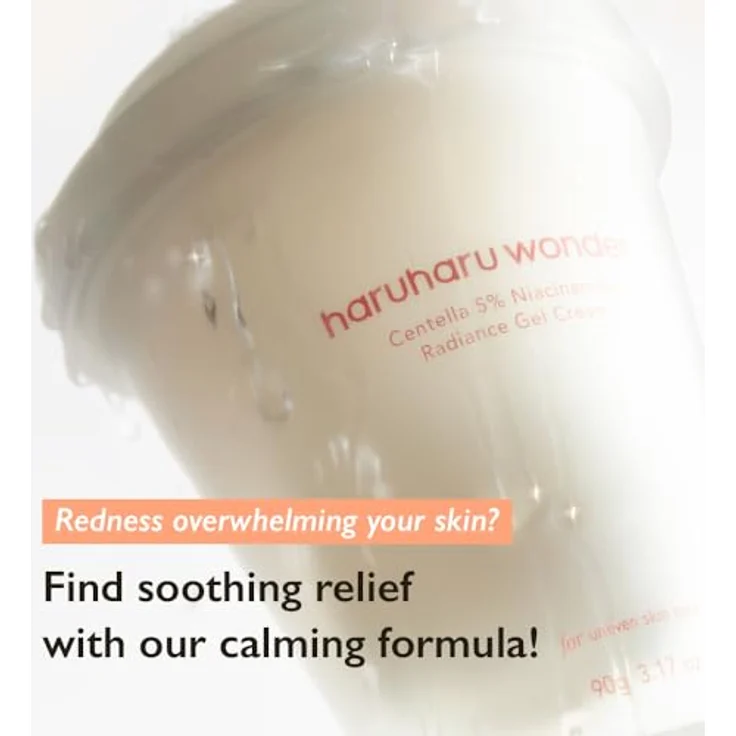 HARUHARU wonder Centella 5% Niacinamide Radiance Gel Cream, All-in-One Feuchtigkeitspflege für strahlenden Teint, 3.17 fl. Oz. – Bild 4