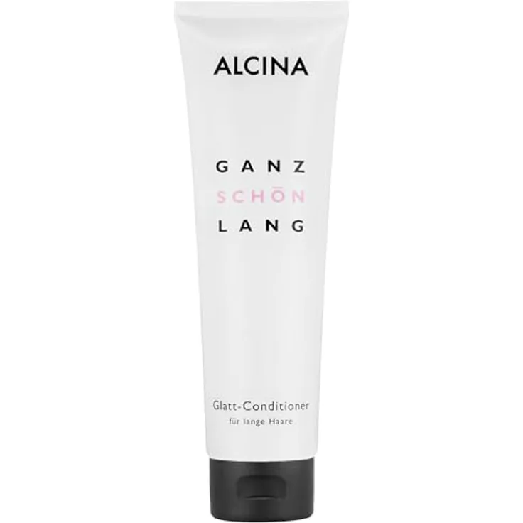 ALCINA Ganz Schön Lang Glatt-Conditioner, 150 ml, für lange Haare, mit Keratin und Squalan, glättet die Haarstruktur, verbessert die Kämmbarkeit, verleiht intensiven Glanz