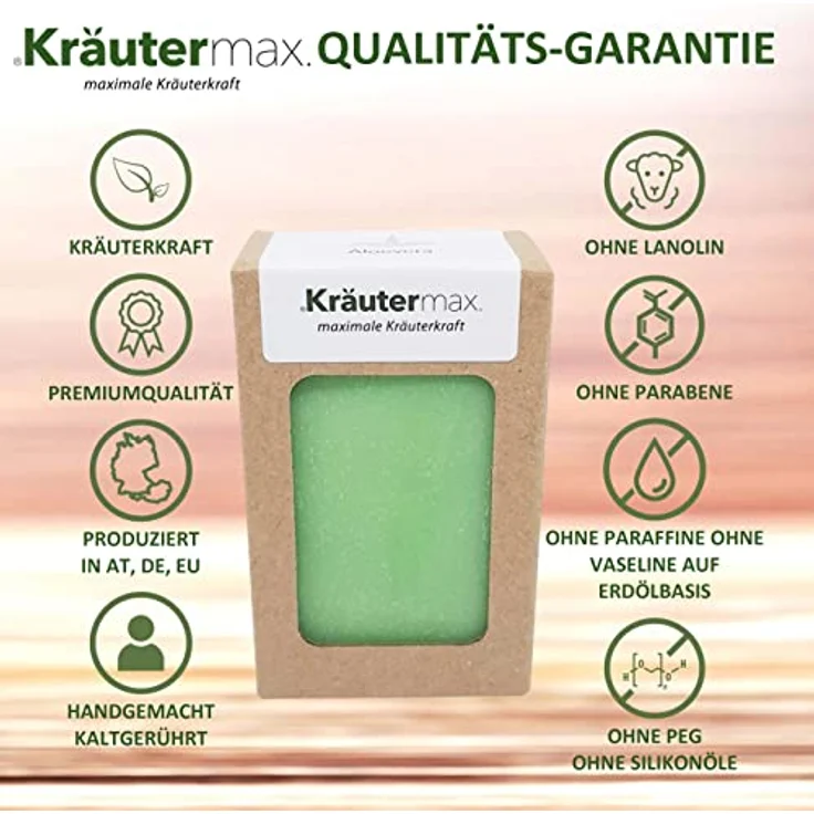 Aloe Vera Seife Seifenstück Plastikfrei für Gesicht Haut und als Handseife 1 x 100 g – Bild 3