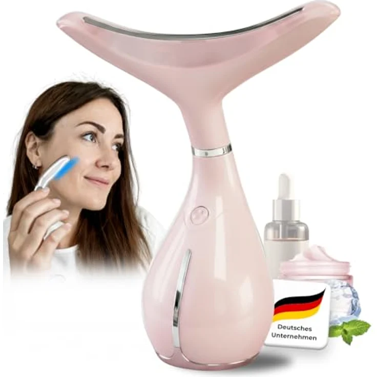 Winch Massagegerät [Neuheit] Beauty Deluxe, LED-Therapie, Vibrations-, Wärme- & Kältefunktion, strahlende Haut – Bild 2