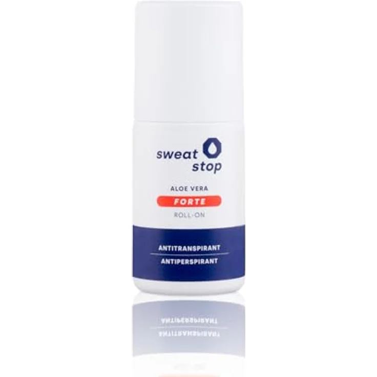 Sweat Stop SweatStop Aloe Vera Forte Antitranspirant Roll-On 50ml gegen starkes Schwitzen unter den Achseln | Deo Roller anti Schweiß & Achselschweiß | Starkes Antiperspirant für Sie & Ihn | 48-72h Sicherheit – Bild 1