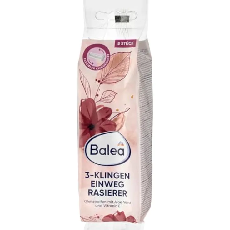 Balea Einwegrasierer 3-Klingen, 8 St