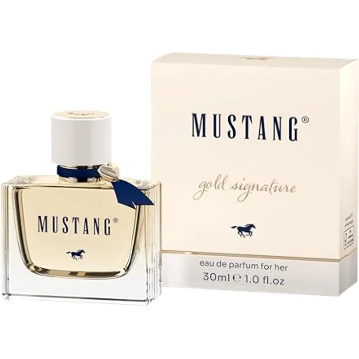MUSTANG Signature for her Eau de Parfum Damen, 30ml I Blumig-aromatisch mit Birne, Jasmin, Moschus & Amber I Zart & verführerisch für jede Altersklasse