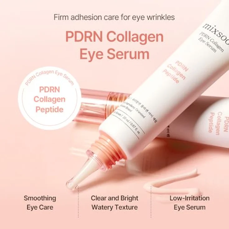 Mixsoon PDRN Kollagen Augenserum, 20ml - Anti-Aging Pflege mit hautverjüngendem PDRN, hergestellt in Südkorea – Bild 2