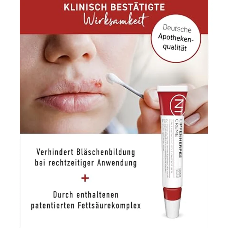N1 Herpes Creme, Lippenherpes Intensiv-Creme mit Sofort-Effekt, 4 g - verhindert Bläschen, stoppt Virenvermehrung, geöffnet 6 Monate haltbar – Bild 3