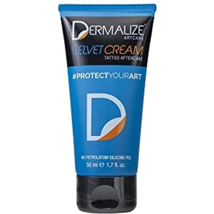 CARAMBAShop Dermalize Artcare Velvet Cream Tattoo-Creme, feuchtigkeitsspendend mit natürlichen Ölen, 50 ml – Bild 2