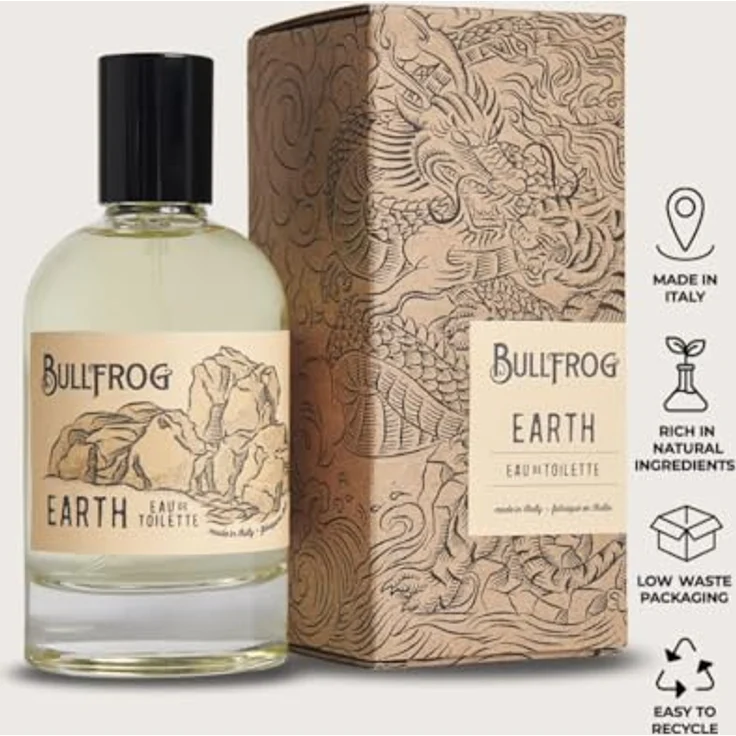 Bullfrog Eau de Toilette Elements Earth 100 ml - Duft mit zitrischem Beginn und warmem, erdigem Boden – Bild 2