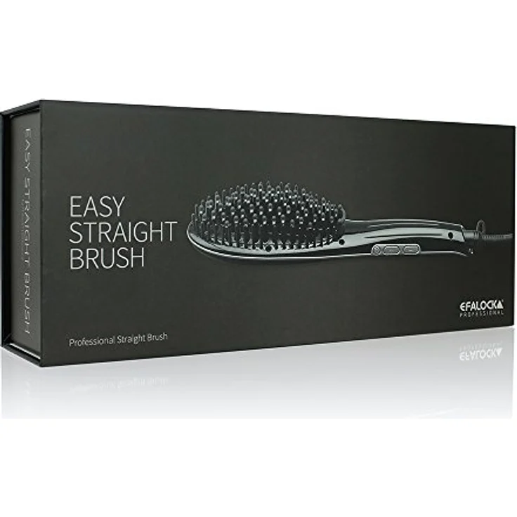 Efalock Professional Easy Straight Brush, 1er Pack, (1x 1 Stück), Schwarz – Bild 2