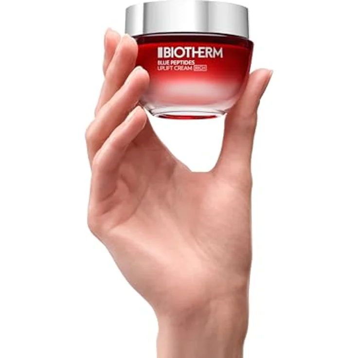 BIOTHERM Blue Peptides Uplift Cream Rich, reichhaltige Anti Aging Creme, 50ml, sichtbar straffere Haut – Bild 3