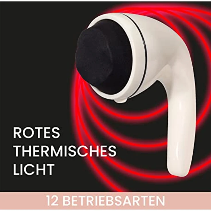 Beautifly Massagegerät B-SKINN-BODY Cellulite Massagegerät Set mit rotem Wärmelicht und 10 Intensitätsstufen – Bild 5