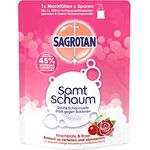 Sagrotan Samt-Schaum Seife Nachfüller Kirschblüte & Rose, 4er Pack (4 x 250 ml)