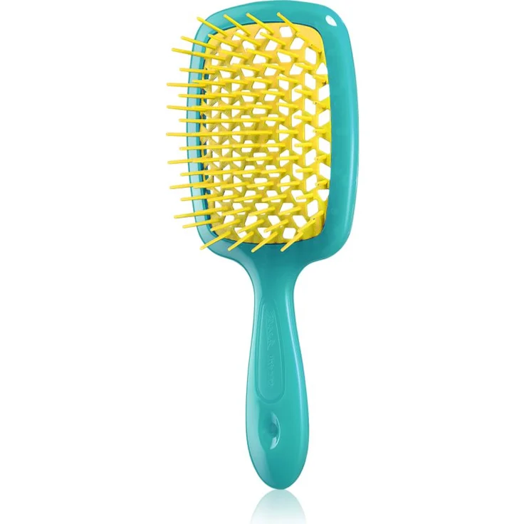 Janeke Superbrush große flache Haarbürste für nasses und trockenes Haar, entfernt Verknotungen, mit originellem Design, 1 St. – Bild 1