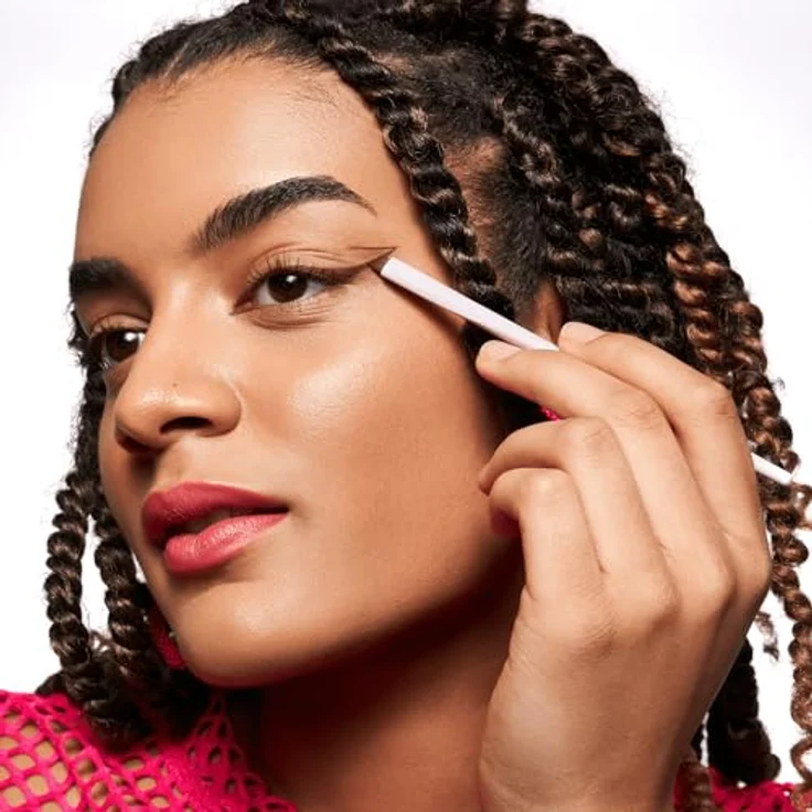 Essence Eyelinerpinsel eyeliner brush 01 Just wing it, präzises Auftragen in einzigartiger Form und Farbe – Bild 4