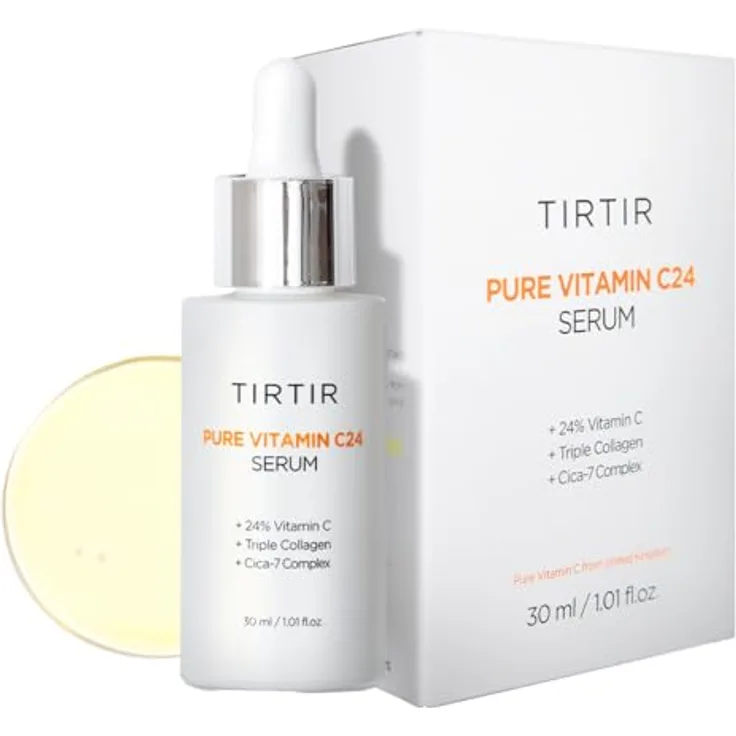 TIRTIR Pure Vitamin C24 Serum, aufhellendes Gesichtsserum mit antioxidativer Wirkung, 30 ml