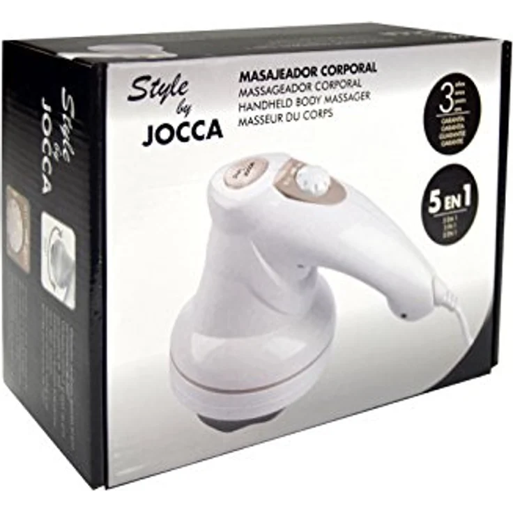 Jocca 6017 Körpermassagegerät, Anti-Cellulite- und Deskontrastrutionsmittel, 5 Köpfe und Vibrationsmodus, für den ganzen Körper – Bild 7