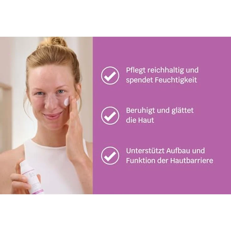 SIRIDERMA Extra Sensitiv Creme | Basische Gesichtscreme für sensible, sehr trockene Haut | Auch bei Neurodermitis, Psoriasis (ohne Parfum, 50 ml) – Bild 2