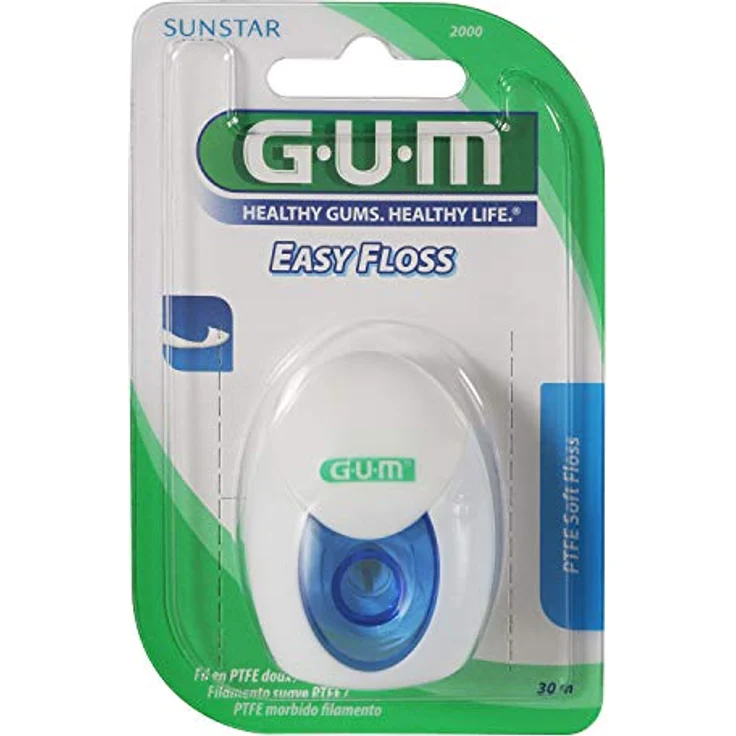 GUM Easy Floss Zahnband 30m, Sanftes PTFE-Dentalband für gründliche Reinigung und Plaque-Entfernung – Bild 3