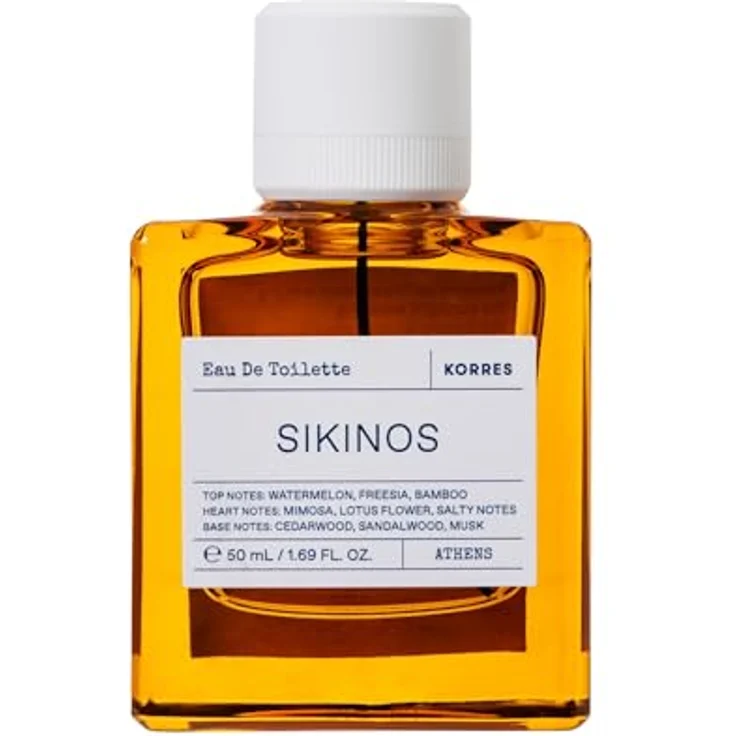 KORRES SIKINOS Eau de Toilette für Herren und Damen, unisex Duft, aquatisch & floral, vegan, 50 ml – Bild 1