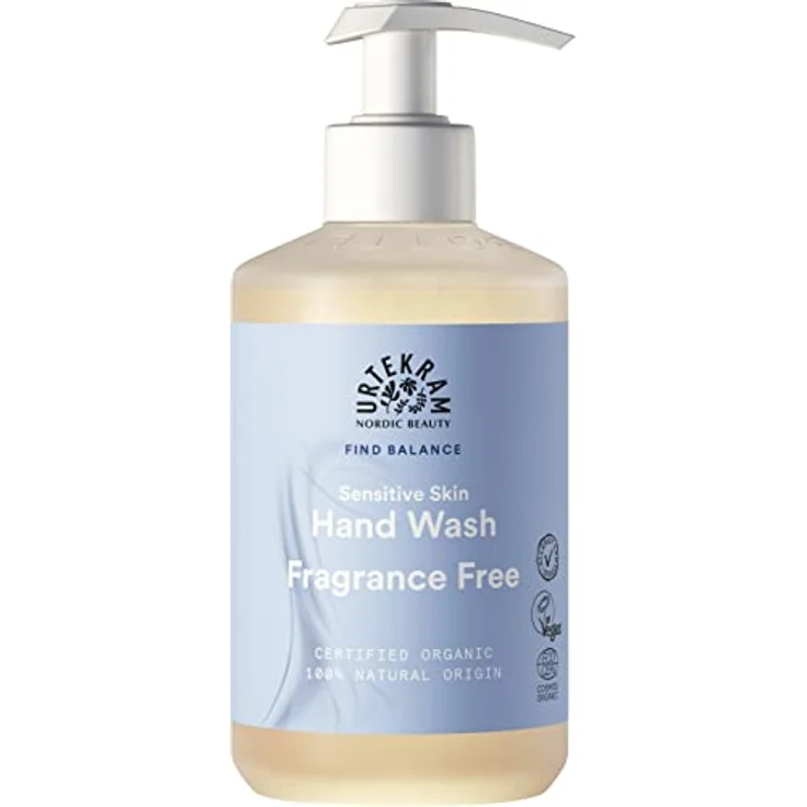 Urtekram Handseife - Ohne Parfum, Find Balance, Sensitiv, Handseife, 300 ml, Vegan, Bio – Bild 1