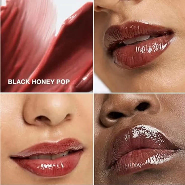 CLINIQUE Pop Plush Creamy Lip Gloss Nr.01 Black Honey Pop, 3,4 ml – Bild 3
