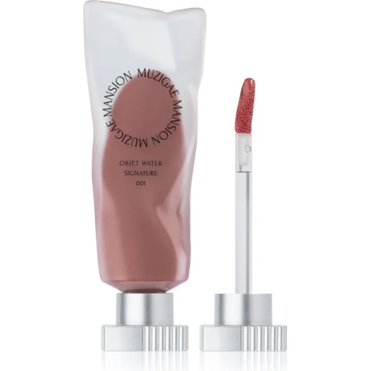 MUZIGAE MANSION Objet Water Matter, feuchtigkeitsspendender flüssiger Lippenstift, Farbton 001 Signature, 5.8 ml