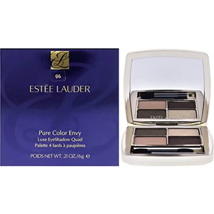 Estee Lauder, Pure Color Envy Luxe EyeShadow Quad - 06 Metal Moss. 6 g.