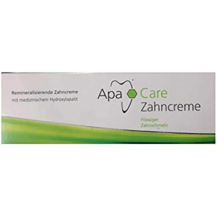 Apa Care remineralisierende Zahncreme 75 ml, Flüssiger Zahnschmelz mit Hydroxylapatit für gestärkte Zähne und Kariesprophylaxe