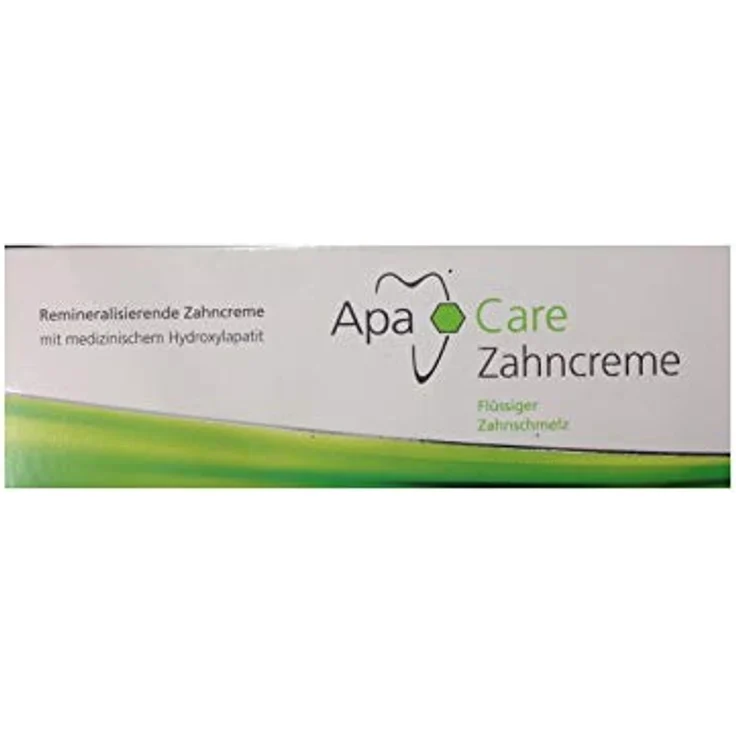 Apa Care remineralisierende Zahncreme 75 ml, Flüssiger Zahnschmelz mit Hydroxylapatit für gestärkte Zähne und Kariesprophylaxe – Bild 1
