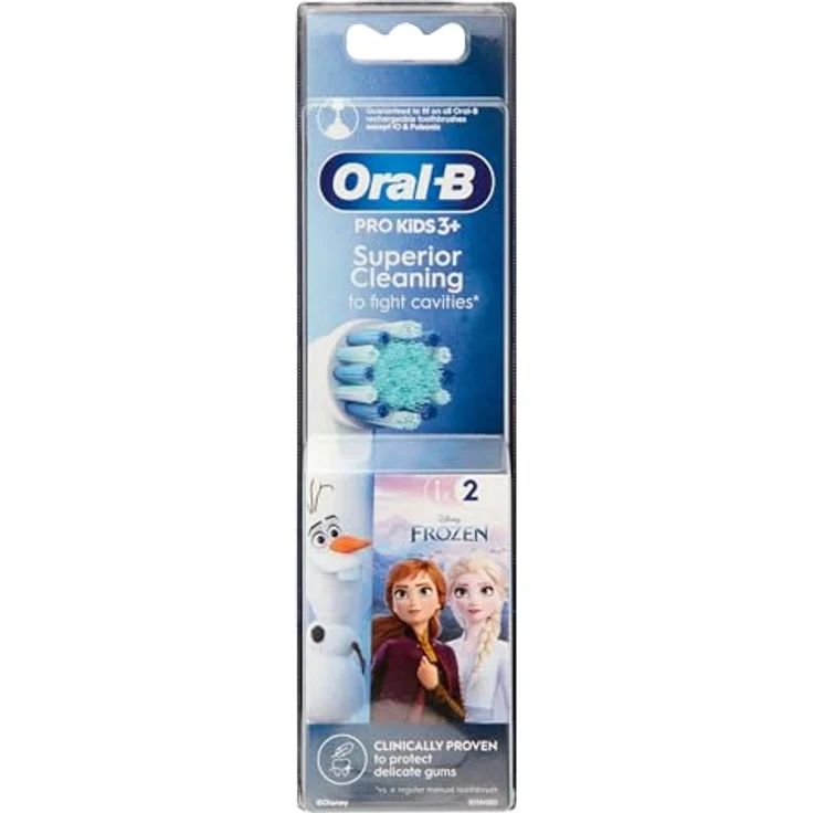 Oral-B Pro Kids 3+ FROZEN RICAMBIO 2 Pezzi per SPAZZOLINO ELETTRICO - Flexible Gestaltung, Hochwertiges Material – Bild 2