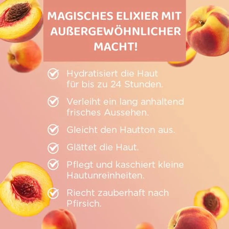 EVELINE COSMETICS Nährendes BB Cream Nr. 02 - Dunkel | My Beauty Elixir Serie | Vegane Formel mit Niacinamid, Pfirsich, Squalan, Bambus & Rosenöl | 30 ML – Bild 3