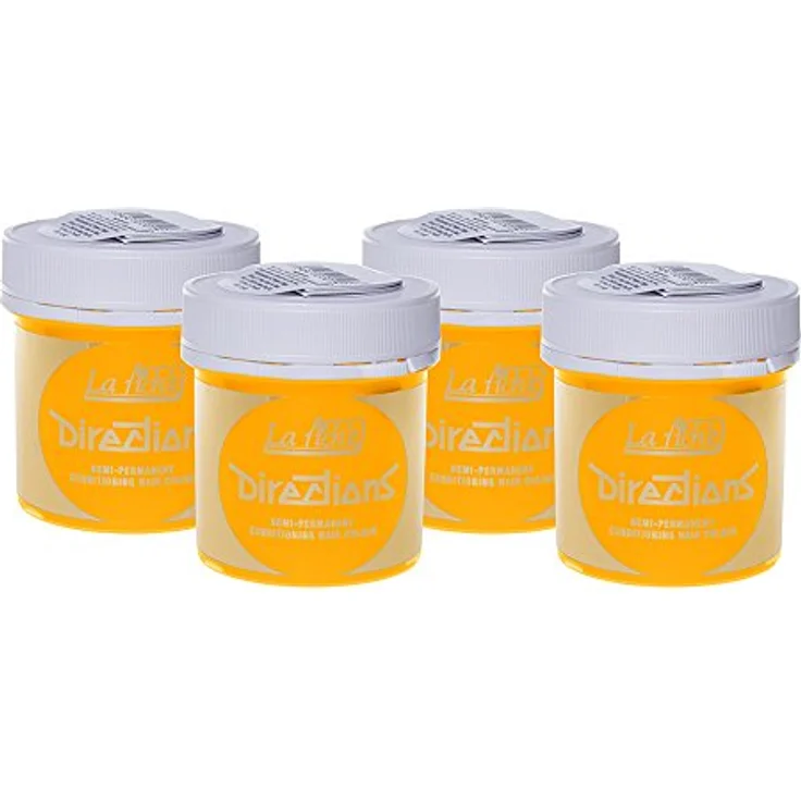 La Riche Directions Haartönung, 4er Pack 88ml, brillante Farbe in Bright Daffodil (Gelb), vegan und tierversuchsfrei – Bild 3